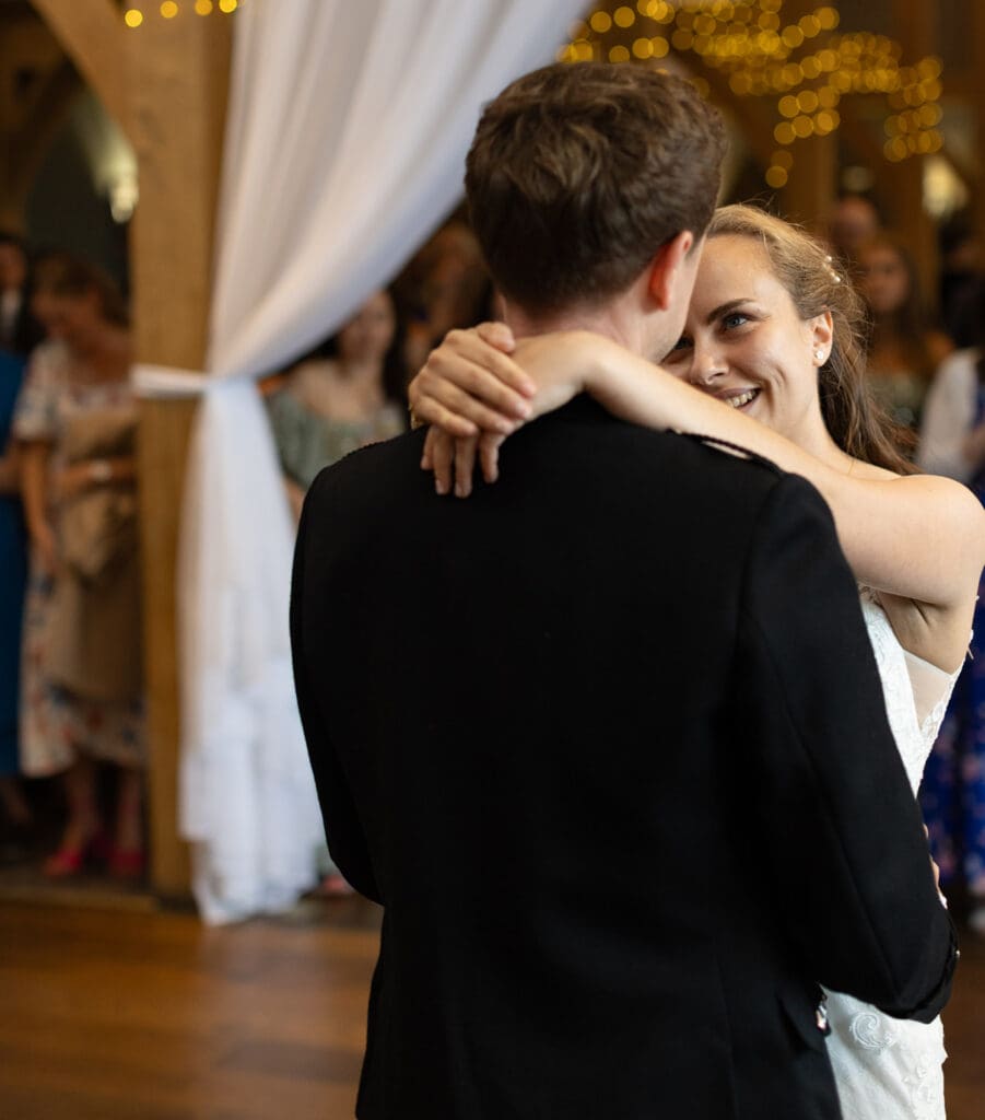 The first dance at an Ayrshire wedding