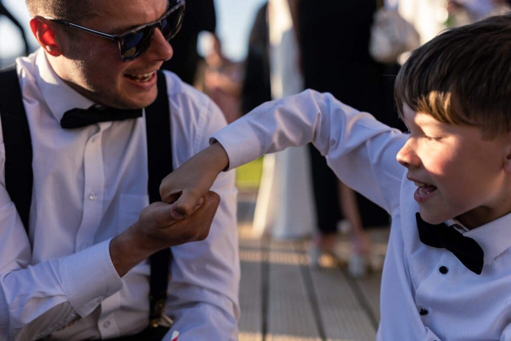 guests having fun during the reception, taken by second wedding photographer