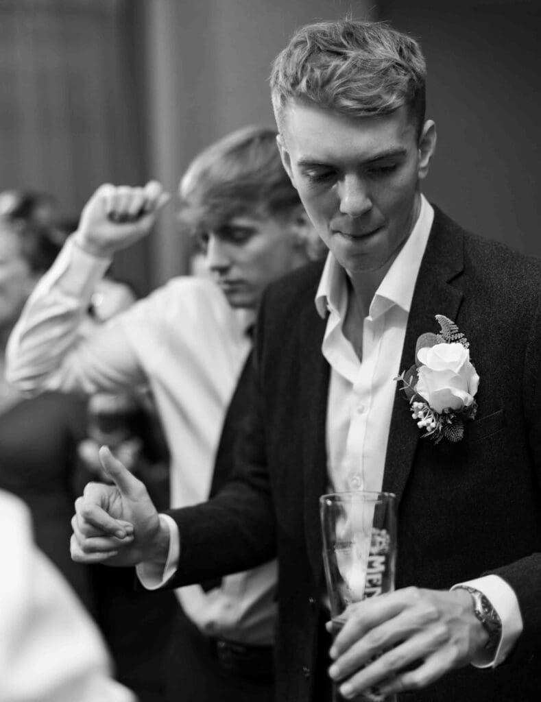 A young man dances on the dance floor at No.10