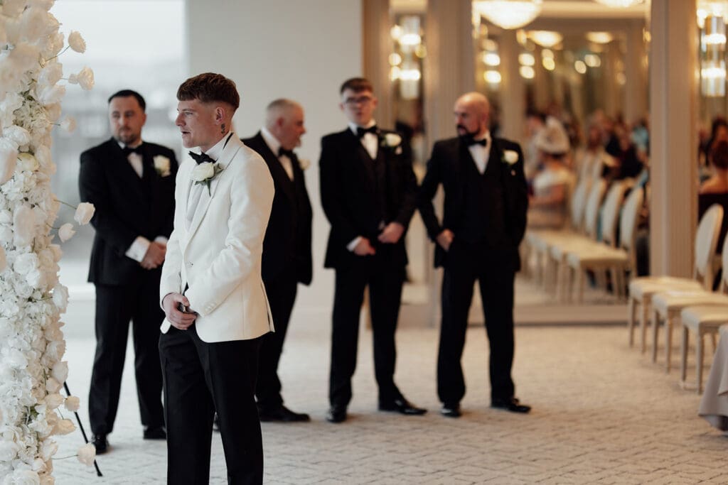 Documentary wedding photographer at Seamill Hydro in Ayrshire